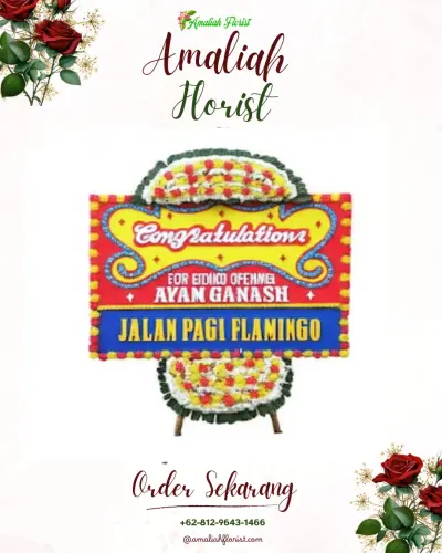 Bunga Papan Congratulation di Delodberawah